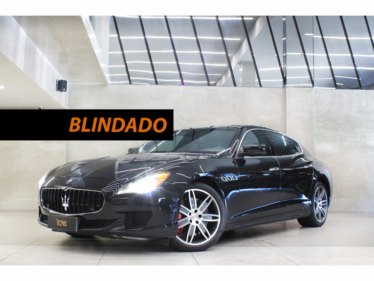 Foto do veículo MASERATI QUATTROPORTE 3.8 GTS V8 32V BITURBO GASOLINA 4P AUTOMÁTICO 2013/2014 28.200 KM R$ 548.800,00