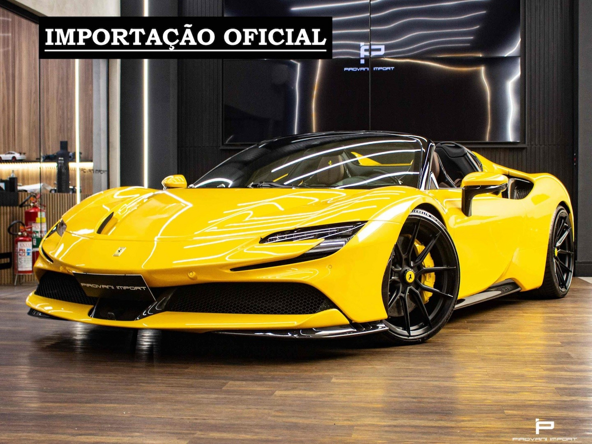 Foto do veículo FERRARI SF90 3.9 V8 TURBO PHEV SPIDER F1-DCT 2021/2022 1.006 KM R$ 5.590.000,00